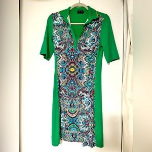 Vintage Paisley Golfino Dress